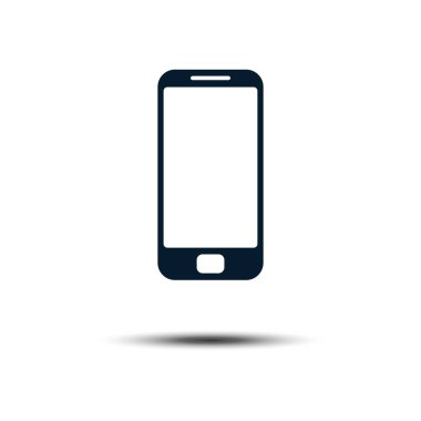 Smartphone Icon Vector Logo Template. Trendy Device Illustration Design.