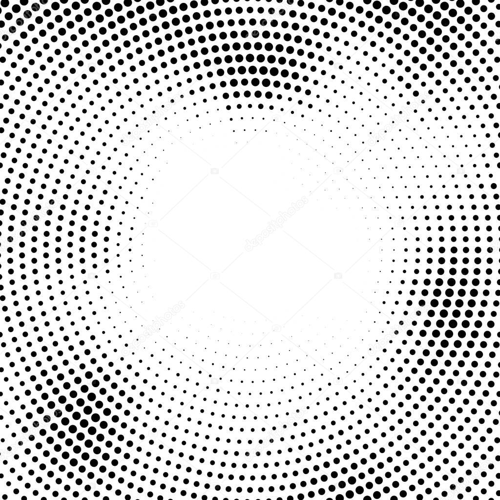 Halftone vector dots.Halftone effect. Background concept. Vignette texture.