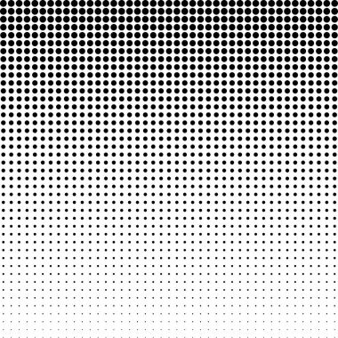 Noktalı resim arka plan noktalı. Noktalı resim efekti vektör desen. Beyaz arka plan üzerinde izole daire noktalar.