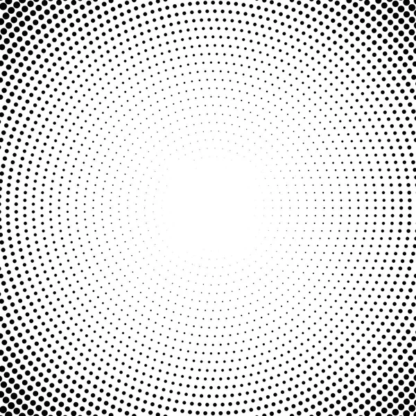 Полутоновый пунктирный фон широко распространен. Половинчатый векторный эффект. Круговые точки изолированы на белом фоне . — стоковый вектор
