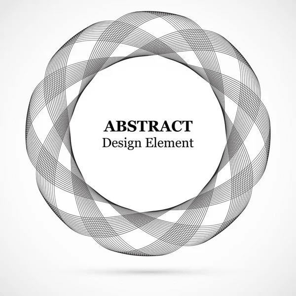 Abstrakter symmetrischer Hintergrund, der aus Linien besteht. Vektormuster für Drucke und Poster. Gestaltungselement. — Stockvektor
