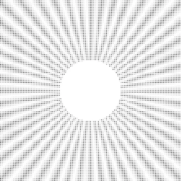 Halftone dotted background circularly distributed. Halftone effect vector pattern. Circle dots isolated on the white background. — Stock Vector