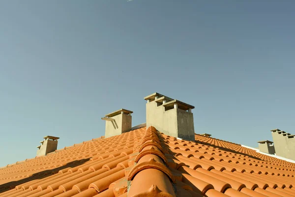 Tiles and Chimneys — Stock Photo, Image