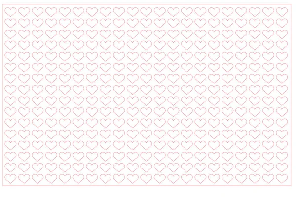 Red Heart Shape Symbol Love Valentine Day Pattern Background — Stock Photo, Image