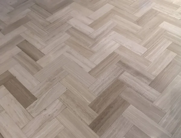 Pavimento Parquet Legno Seghettato Colore Grigio Marrone — Foto Stock