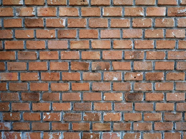 Red Brick Block Wall Show Pattern Stack Block Rough Surface — Stock Photo, Image