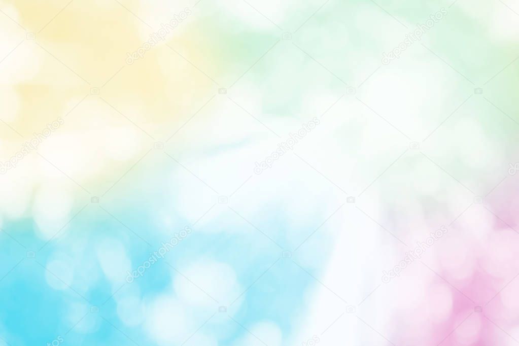 Bokeh leaf background. High resolution empty space concept for B