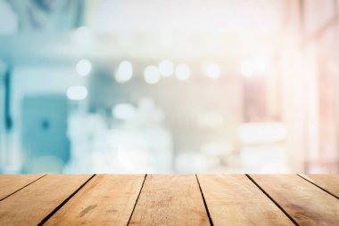 Soyut güzel bulanık dükkan arka planı.