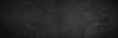 Kara Cuma beyaz tebeşir çizimi grafiği için okul panoramik duvar kağıdı konseptinde boş geniş ekran gerçek karatahta arka plan dokusu. Boş gerçeküstü oda duvarları solgun.
