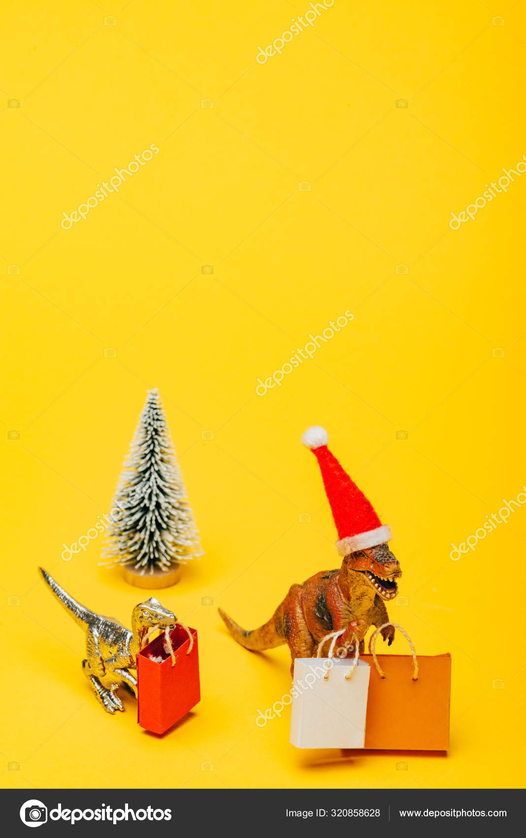 santa hat shopping