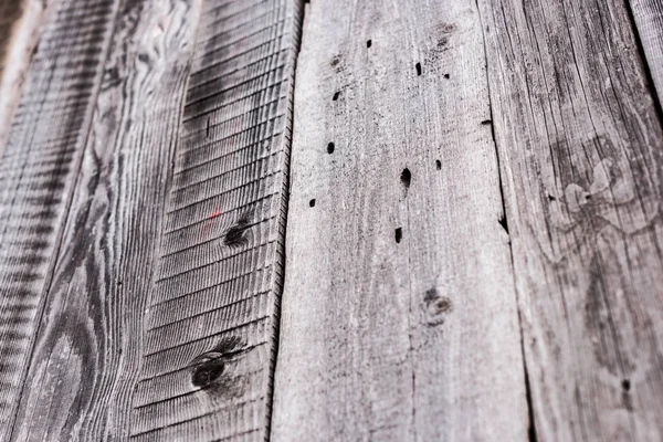 Vista Ángulo Bajo Madera Envejecida Superficie Gris Texturizada Natural Con —  Fotos de Stock