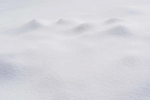 Textured Surface Covered Clear White Snow — Stock Photo, Image