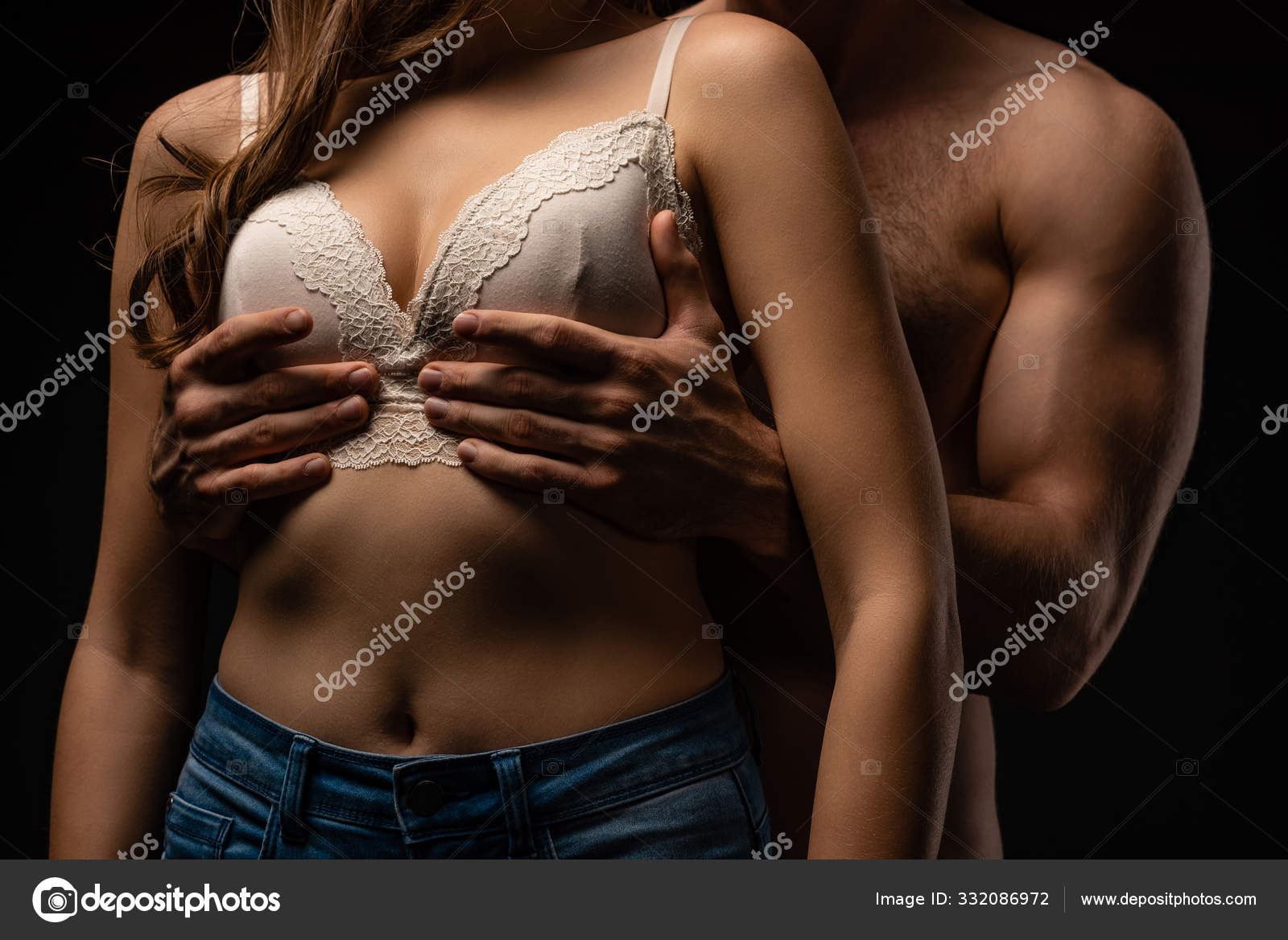 Hot Passionate Touching Boobs