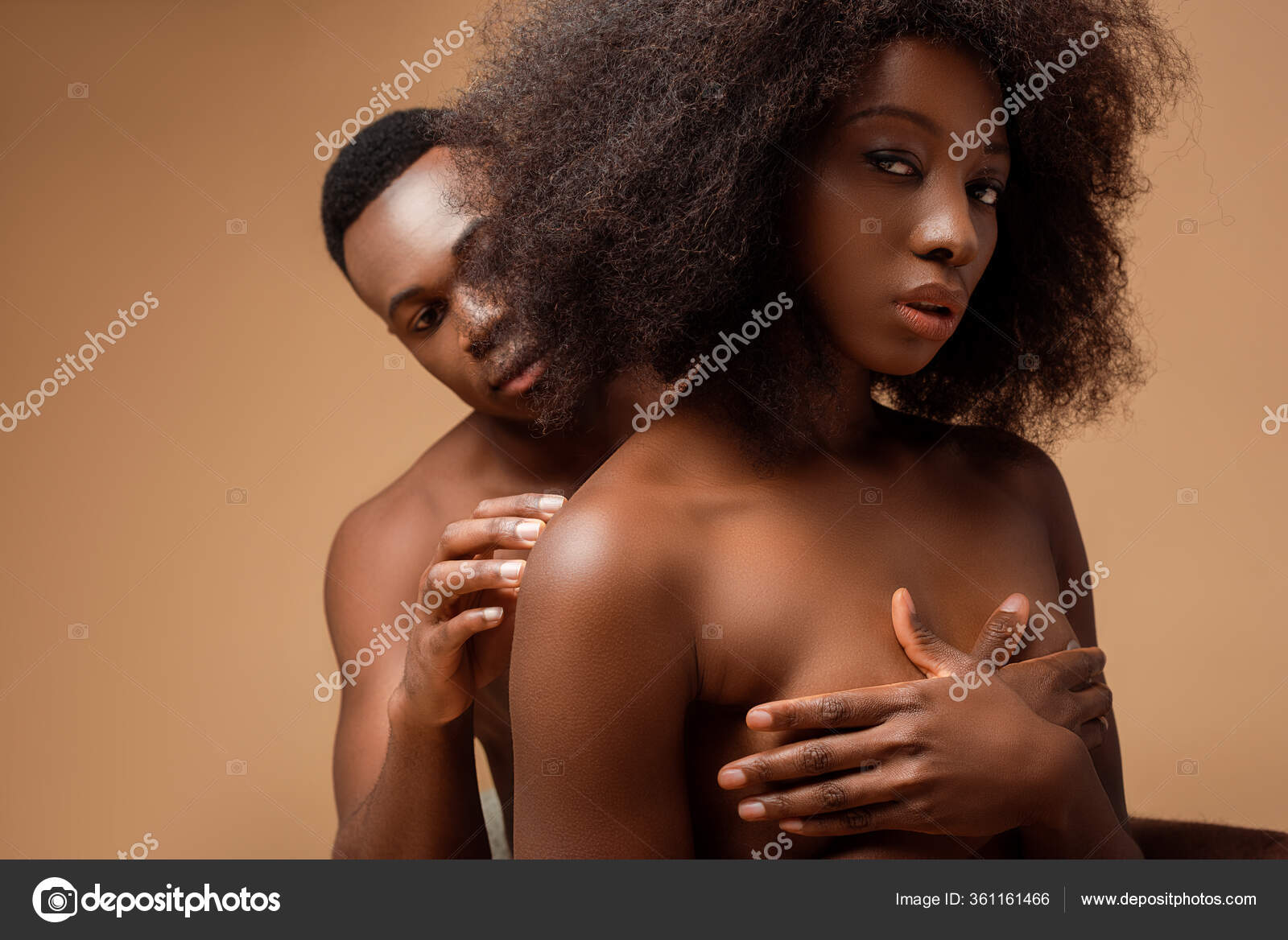 Hot naked black women posing