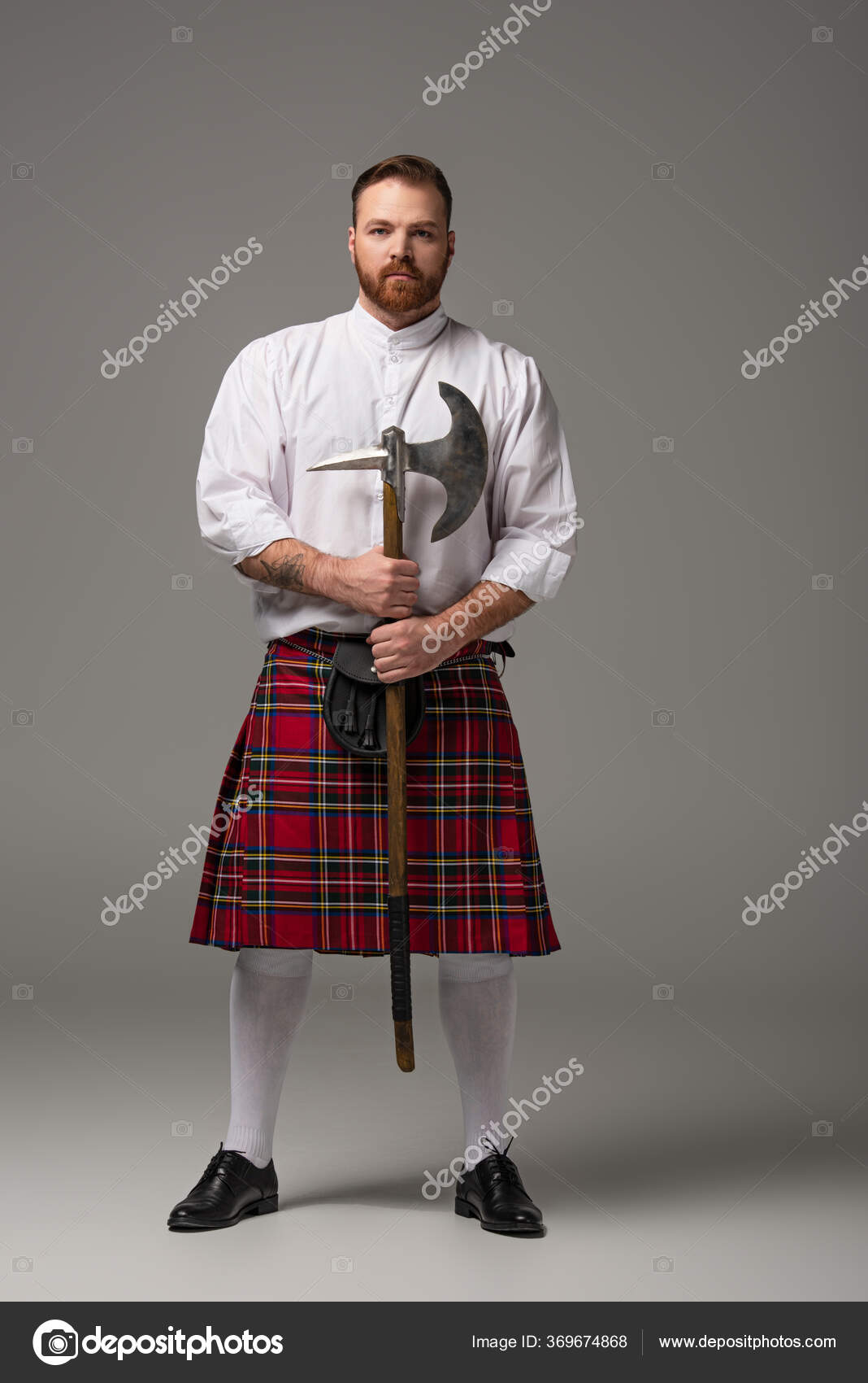 man in a kilt image