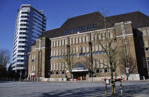 Biblioteca Pública Del Centro Ciudad Utrecht — Foto de Stock