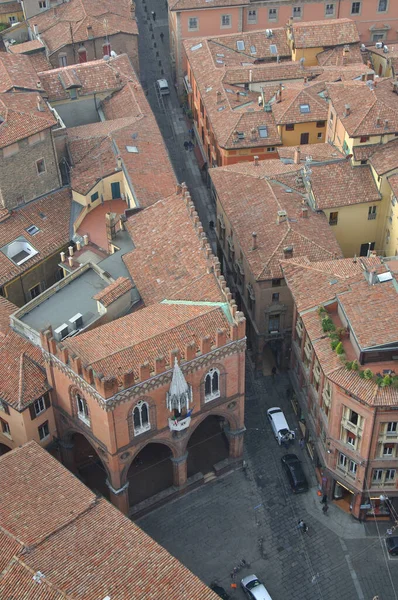 Roofs Bologna Steet View — Stock Photo, Image