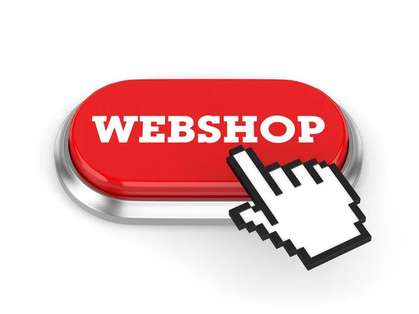 Webshop button icon — Stockfoto