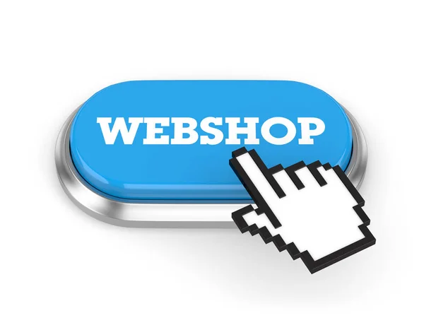 Webshop button icon — Zdjęcie stockowe