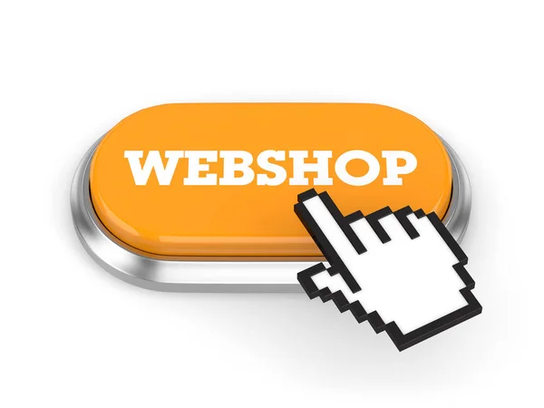 Webshop button icon — Zdjęcie stockowe