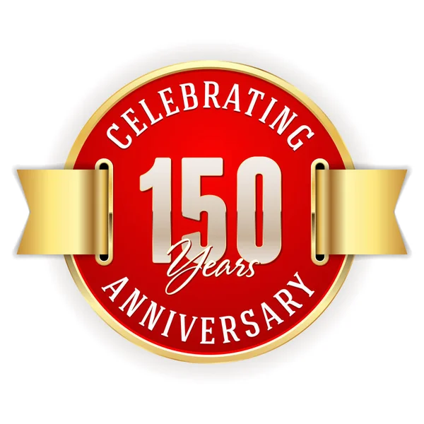 Celebrating 150 Years Anniversary — Stock Vector