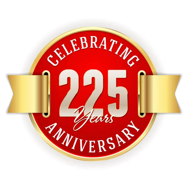 Celebrando el 225 Aniversario — Vector de stock