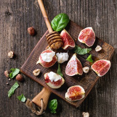 ricotta ve ballı incir