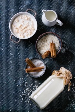 Sütlaç yapmak için malzemeler