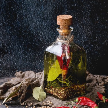 baharatlı zeytinyağı
