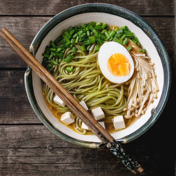 Zuppa di spaghetti asiatici — Foto Stock