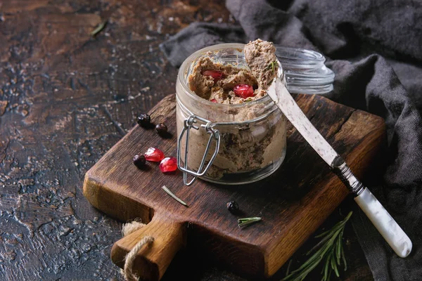 Hausgemachte Hühnerleberpastete — Stockfoto