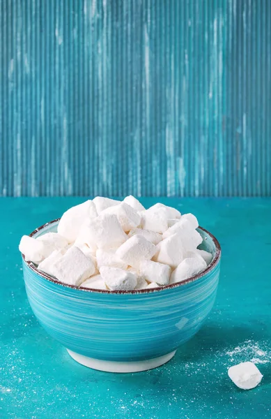 Zelfgemaakte vanille marshmallow — Stockfoto