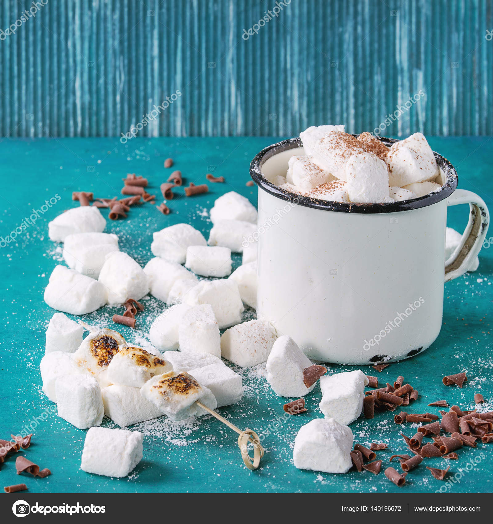 Homemade vanilla marshmallow — Stock Photo © NatashaBreen 140196672