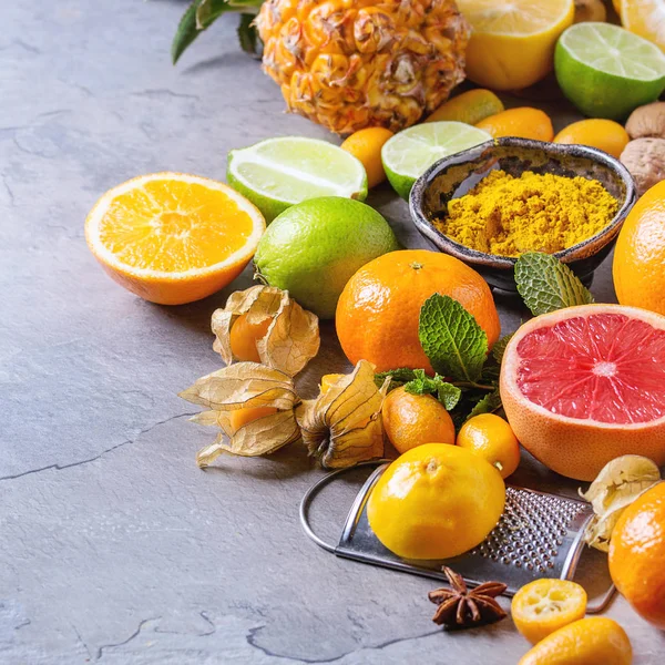Különféle citrusfélék — Stock Fotó
