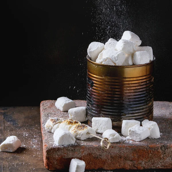 Hemmagjord vanilj marshmallow — Stockfoto