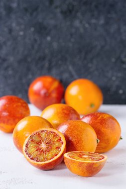 Sicilya kan portakal meyveler