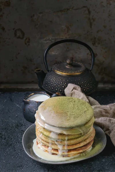 Frittelle Ombre matcha — Foto Stock