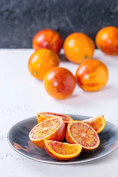 Sicilian Blood oranges fruits — Stock Photo, Image