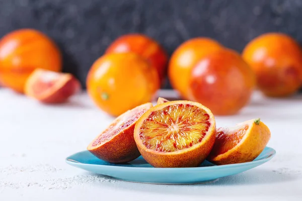 Ovoce sicilské pomeranče krve — Stock fotografie