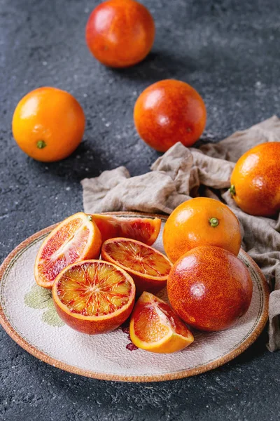 Sicilian Blood oranges fruits — Stock Photo, Image