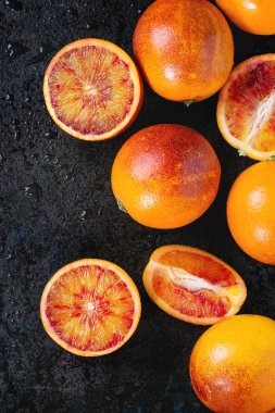 Sicilya kan portakal meyveler