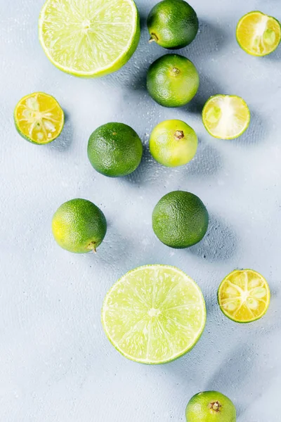 Lime and mini limes — Stock Photo, Image