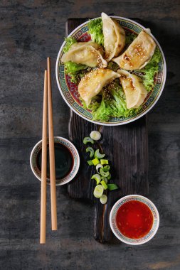 Gyozas potstickers soslar