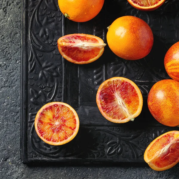 Naranjas de sangre siciliana frutas — Foto de Stock