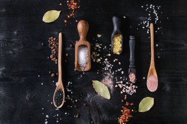 Renkli tuz çeşitli