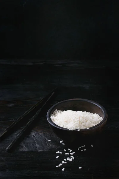 Tazón de arroz blanco — Foto de Stock