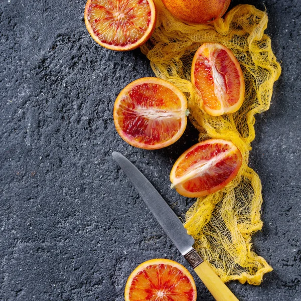 Sicilian Blood oranges fruits — Stock Photo, Image
