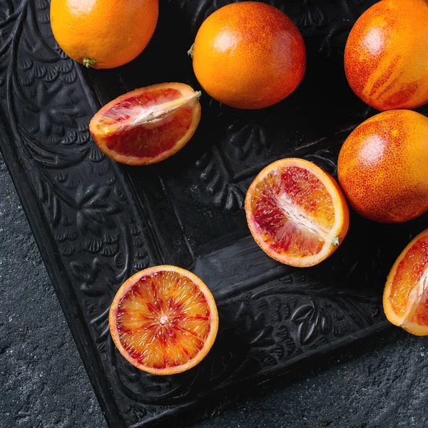 Ovoce sicilské pomeranče krve — Stock fotografie