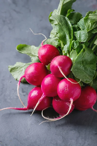 Färska rädisor bunt — Stockfoto