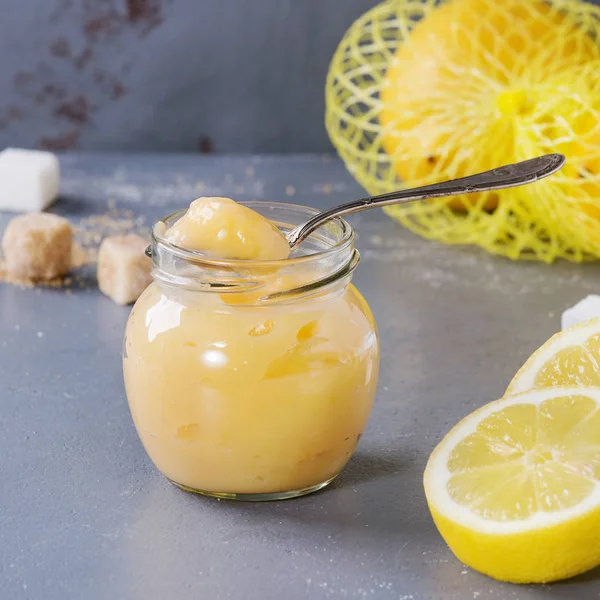 Requeijão de limão caseiro — Fotografia de Stock